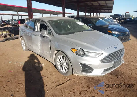 2019 Ford Fusion Hybrid Sel from USA, damaged, VIN 3FA6P0MU9KR135568